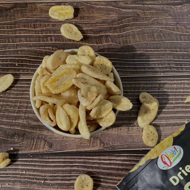 Chuối Sấy Giòn Nguyên Miếng Ohoo Vị Thơm Ngon Tự Nhiên, Đồ Ăn Vặt Healthy Cho Dân Văn Phòng