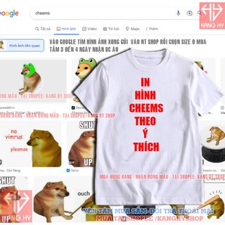 Áo Cheems In Theo Ý Thích / áo thun cheems / áo cộc tay in hình cheems