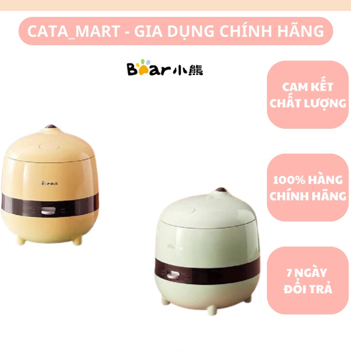 Nồi Cơm Điện Mini Đa Năng Bear 1.2L, 220V - Nhỏ gọn, tiện lợi - LB259212