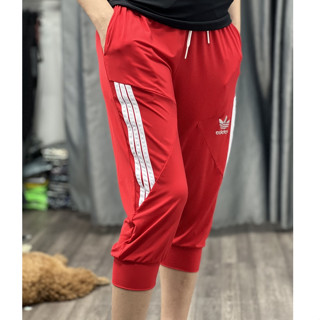 Quần jogger lửng nữ 3 sọc Das, Quần fom rộng ống bo, thun lạnh co dãn tốt- T6053