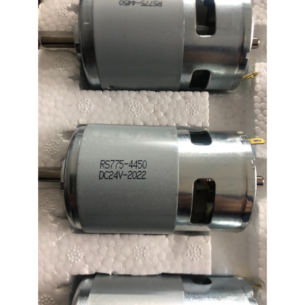 Motor 775 Loại chuẩn  24v 2 bạc đạn .Động Cơ bền bỉ  tốc độ 24v - 7000 rpm