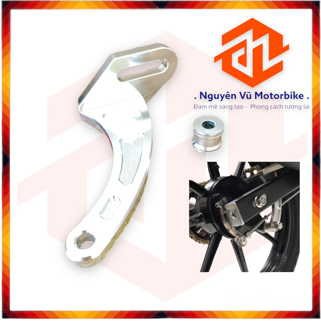 Pas bas giữ má đùm CNC sử dụng xuống thắng đùm cho gắp sau đĩa, gắp nhôm CNC xe EXCITER 2010, 2011, 