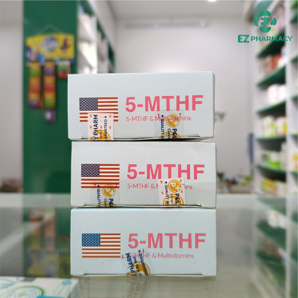 Viên uống 5-MTHF Hỗ trợ sinh sản, tăng khả năng mang thai, cung cấp dưỡng chất cần thiết cho thai kỳ 30 viên