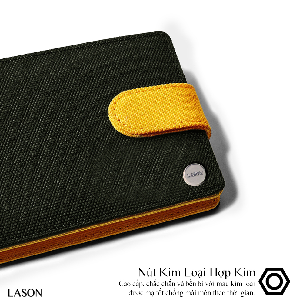 Ví DOLANTO BRAND® Button Wallet - Ngang