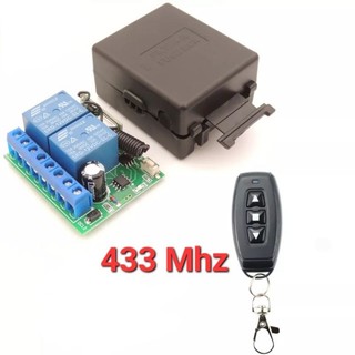 Bộ điều khiển từ xa không dây rf 433mhz 02 kênh