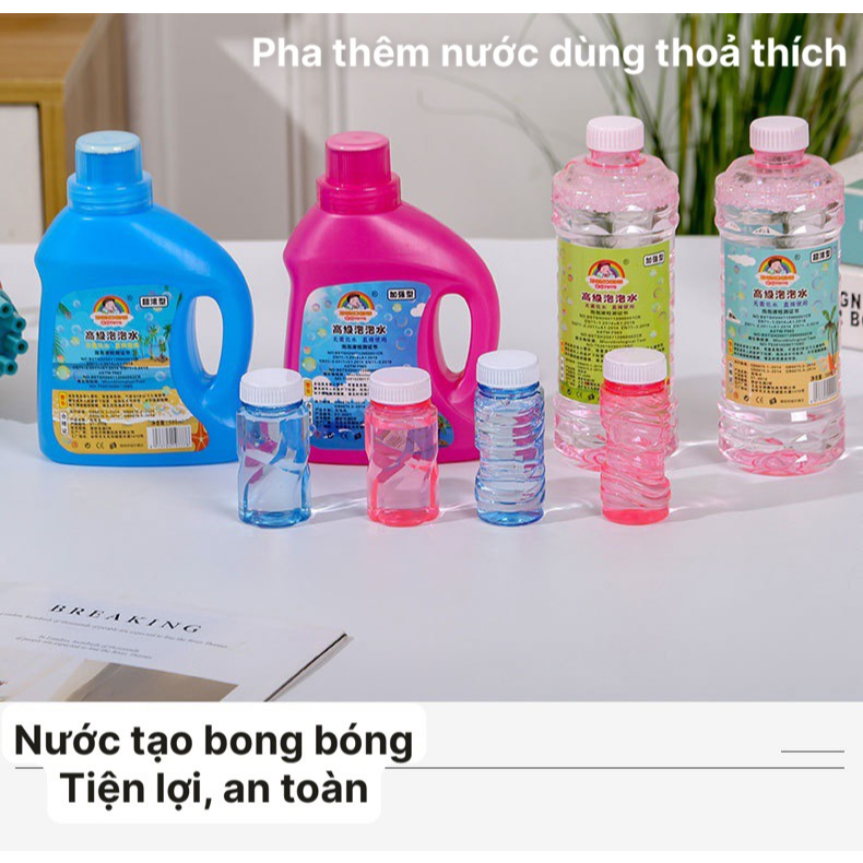 Nước pha bong bóng xà phòng 10ml đến 500ml