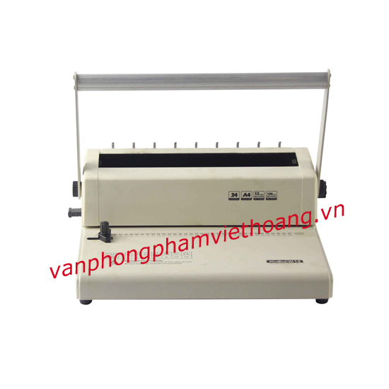 Máy đóng gáy xoắn kẽm kép đôi Feg - W15 Wire binding