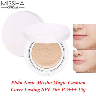 Phấn Nước Missha Magic Cushion Cover Lasting - Moist Up SPF 50+ PA+++ 15g