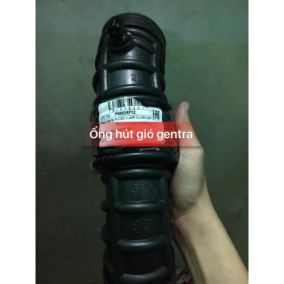 Cao su cổ hút Daewoo Gentra, ống gió bô e Gentra, Ống cao su cổ hút gió, 96536712 - Phụ tùng xe cỏ