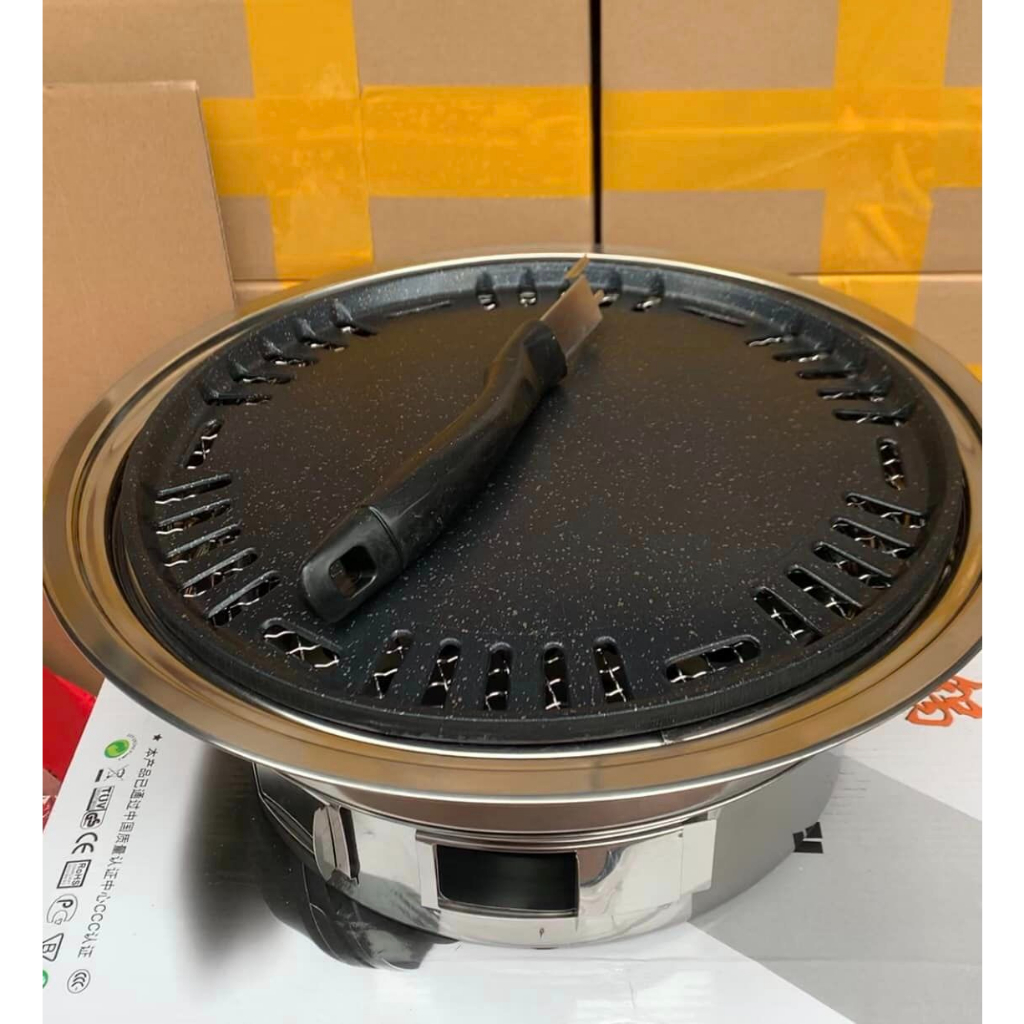 Bếp nướng than hoa BBQ, bếp nướng than âm bàn Hàn Quốc