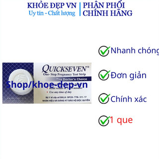 1 Que thử thai QUICKSTICK - Nhập khẩu từ USA, test thai sớm nhanh Quick Stick
