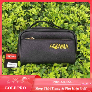 Túi cầm tay golf Honma cluth da PU cao cấp đựng đồ dùng cá nhân tiện lợi CT007