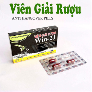 Viên giải rượu Win-21 hộp 4 viên