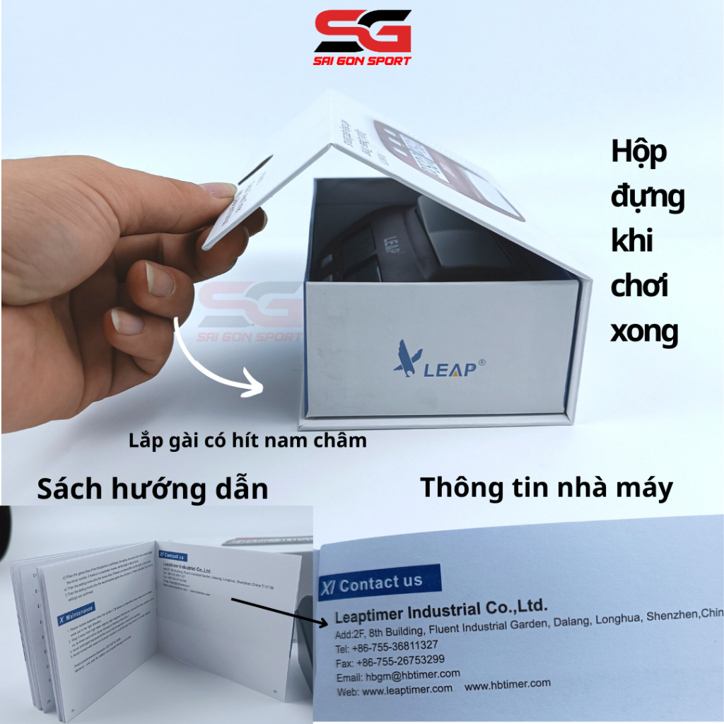 Đồng hồ chơi cờ vua, cờ tướng đếm giờ cho học sinh chính hãng LEAP 9907S - SÀI GÒN SPORT