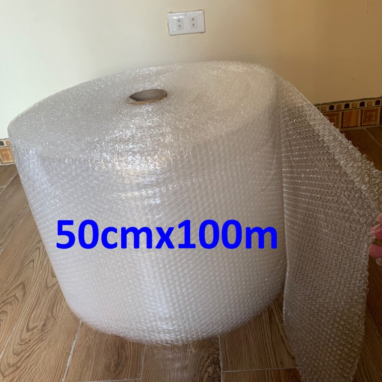 Xốp nổ 50cmx100m - Cuộn bọc hàng - Chống sốc 50cmx100m