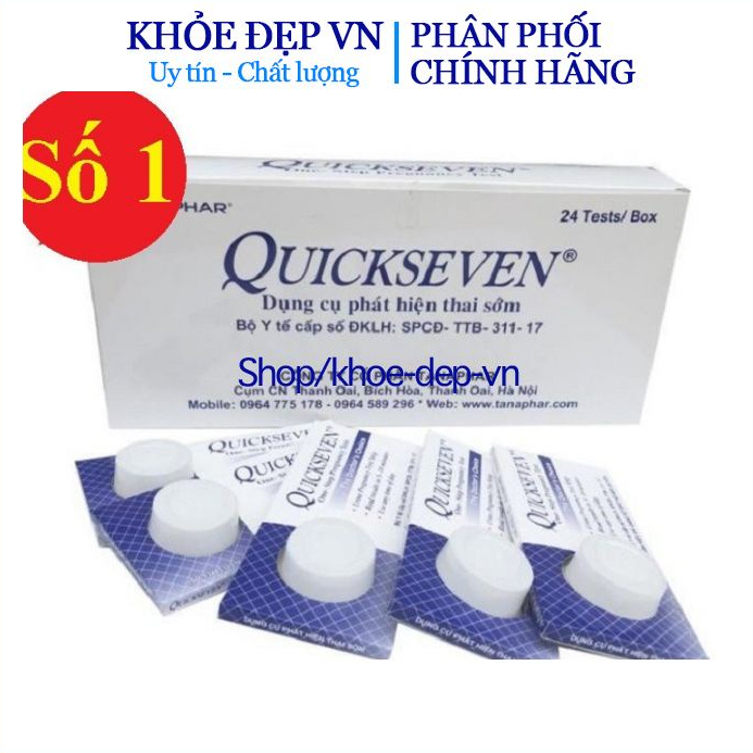 1 Que thử thai QUICKSTICK - Nhập khẩu từ USA, test thai sớm nhanh Quick Stick