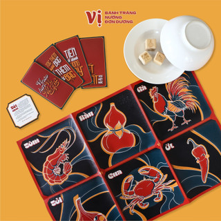 Bộ Trò Chơi Dân Gian Bầu Cua Tôm Vị