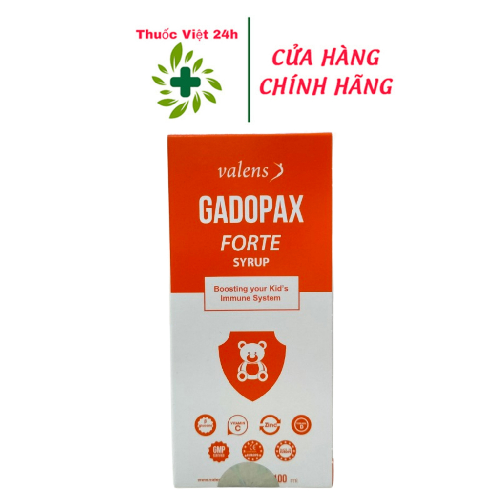 Gadopax Forte Syrup - Tăng Sức Đề Kháng Của Cơ Thể - Chai 100 mL - ThuocViet24h