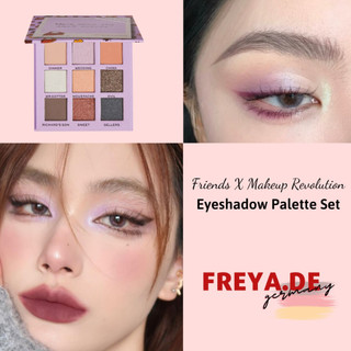 Bảng phấn mắt Makeup Revolution 9 ô - Bảng mắt nhỏ gọn, có gương, lên màu chuẩn