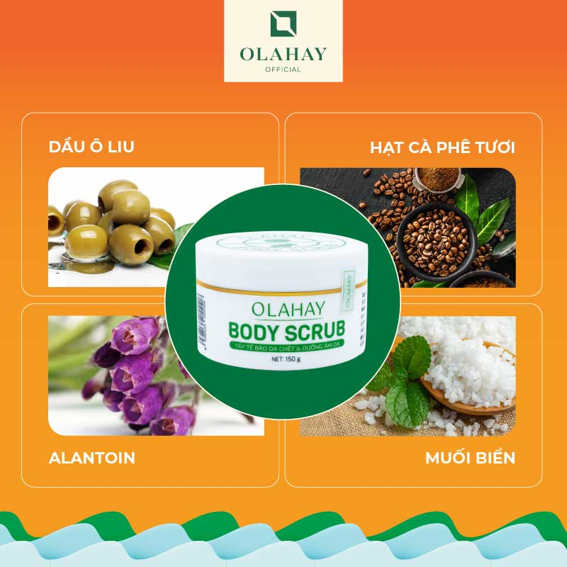 Tẩy tế bào chết hương ca cao Olahay Body Scrub