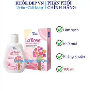 Dung dịch vệ sinh phụ nữ La'srose làm sạch, khử mùi, ngăn ngừa vi khuẩn- Chai 100ml