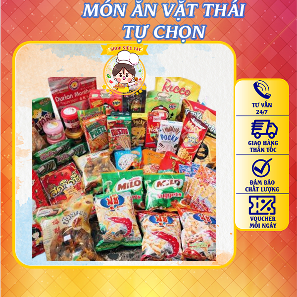 Tổng hợp 20 món ăn vặt Thái Lan ✅