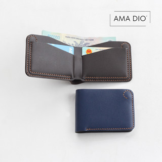 Ví sen 4 , da bò thật , bóp mini nhỏ gọn AMADIO