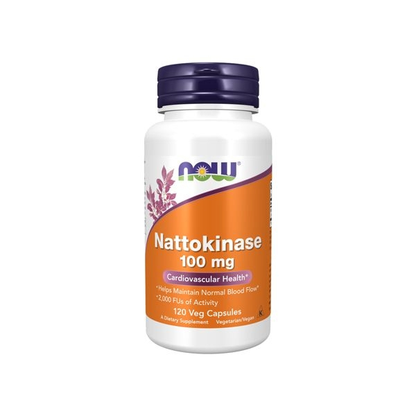 Viên uống Now Nattokinase 100 mg nhập khẩu Mỹ - Gymstore giúp bảo vệ sức khỏe tim mạch, bộ não