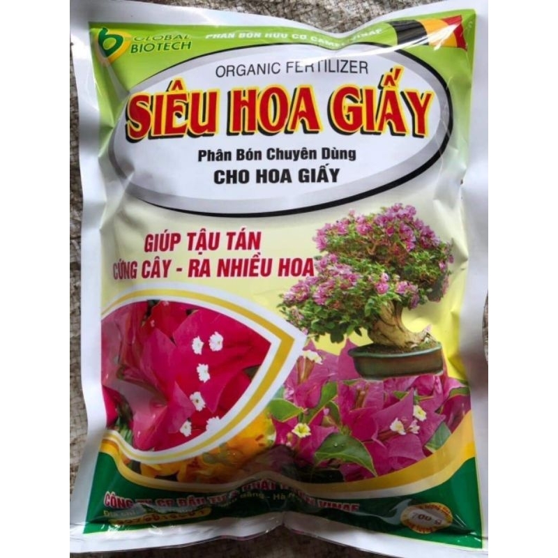 Phân bón siêu hoa giấy dùng cho các loại hoa