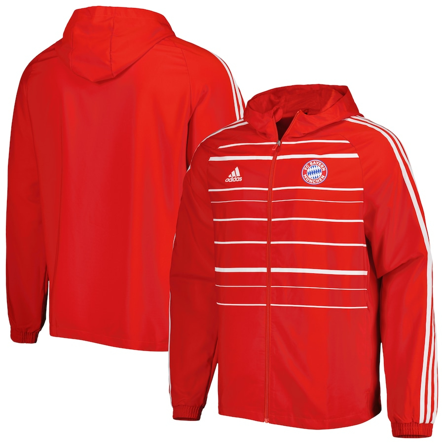 ( SALE chính hãng 100% ) Áo Khoác Bóng Đá Adidas mới mùa giải 2022-2023 FC Bayern Munich Size S