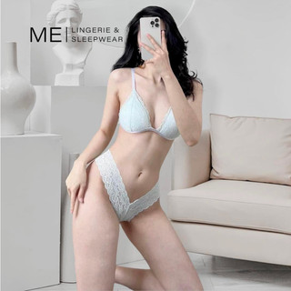Áo bra ren nữ mút mỏng không gọng trắng tinh khôi dễ phối đồ nhẹ tênh thoải mái Me lingerie &Sleepwear