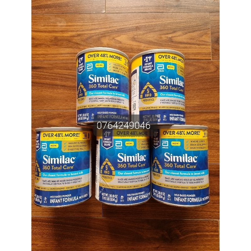 Sữa bột Similac 360 total care 874 gram date 12/2024