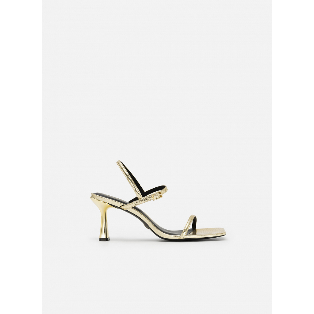 Vascara GIÀY SANDAL METALLIC QUAI MẢNH VÂN KỲ ĐÀ - SDN 0724 - MÀU VÀNG KIM