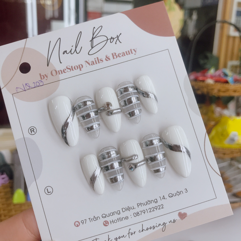 (NQ203) NailBox Móng úp thiết kế