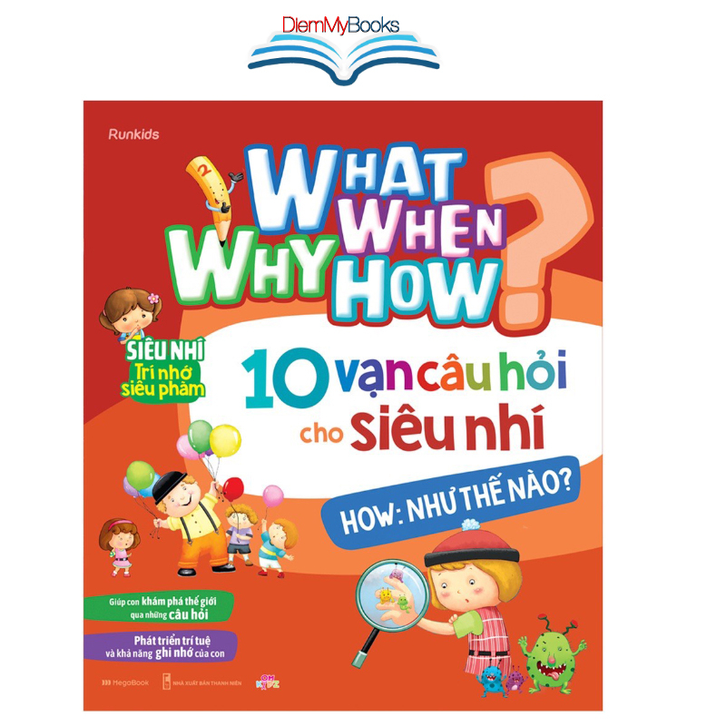 Sách- Combo 2 Quyển 10 Vạn Câu Hỏi Cho Siêu Nhí- Why: Tại Sao? How: Như Thế Nào? Quà Tặng Tri Thức Dành Cho Bé