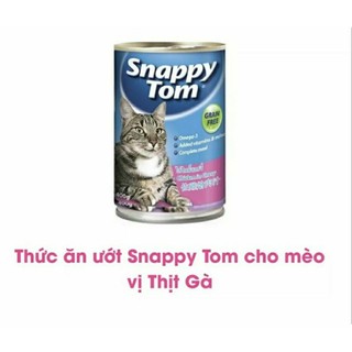 Pate Snappy Tom cho mèo lon 400gr