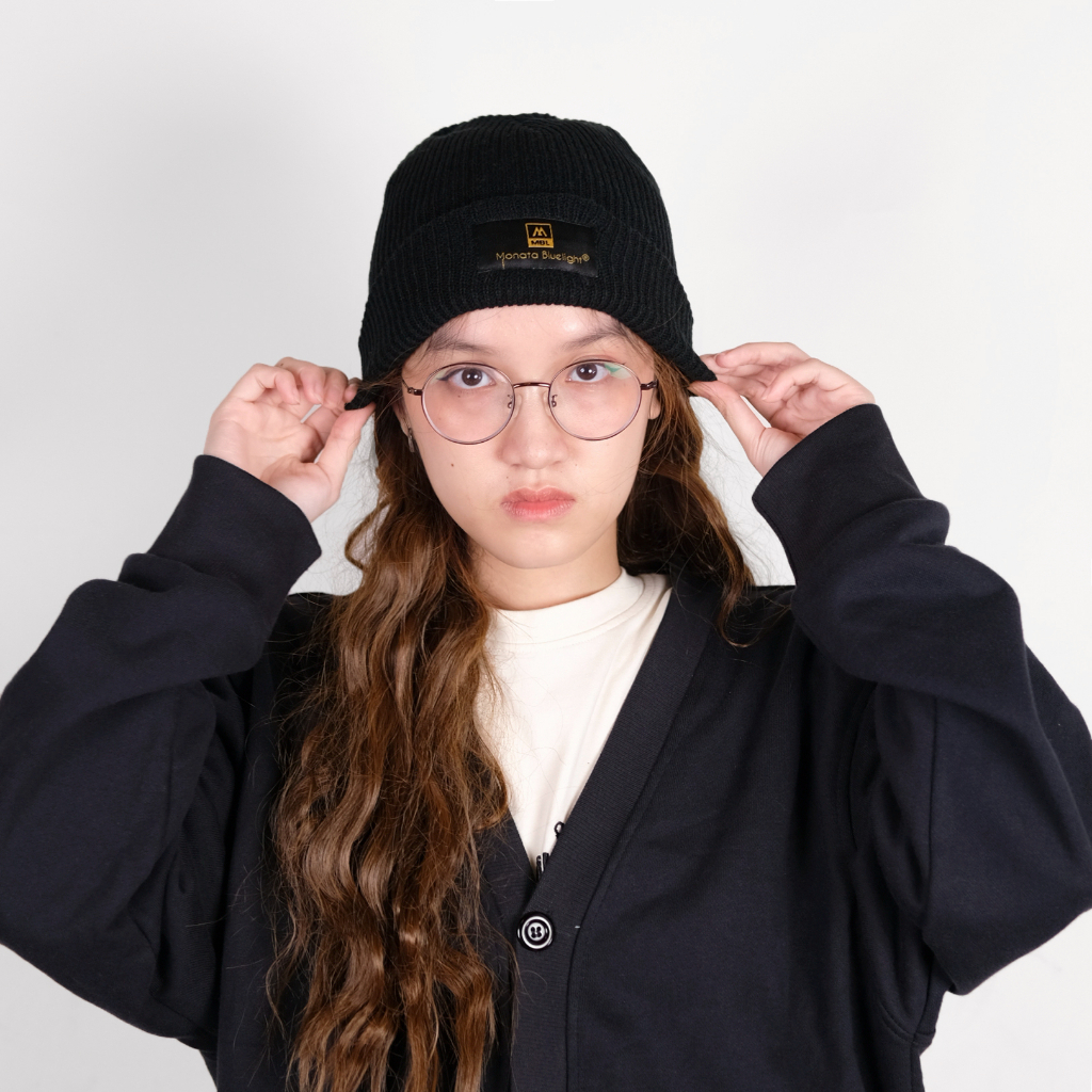 MONATA BLUELIGHT Beanie - Mũ len unisex