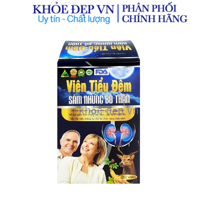 Viên tiểu đêm sâm nhưng bổ thận tăng cường sinh lý năm nữ chai 30 viên