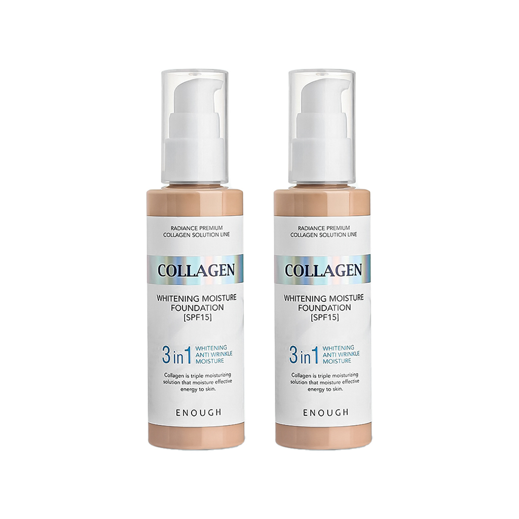 Enough kem nền dưỡng ẩm làm trắng da collagen 100g 3 Color