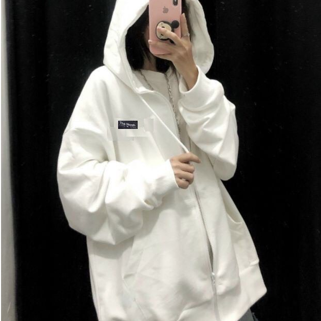 [RẺ VÔ ĐỊCH] Áo Khoác Nỉ Logo Chữ Noah Unisex Thun kiểu form rộng tay dài bồng oversize đường phố hàn quốc