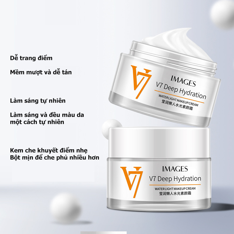 Kem dưỡng ẩm dưỡng trắng da mặt v7 toning light ngày và đêm nội địa trung Ecobott | BigBuy360 - bigbuy360.vn