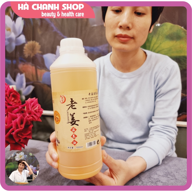 Dầu Gừng Nóng Đặc Massage Body Chai 1000ml Tinh Dầu Gừng Mát Xa Yuxitang Đậm Đặc Nóng Ấm Sâu Và Trơn Mượt