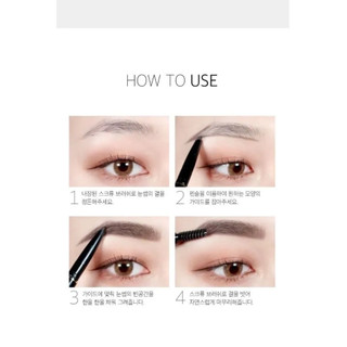 Chì kẻ mày 2 đầu Karadium Flat Eyebrown Pencil