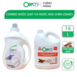 Combo Nước giặt và rửa chén hữu cơ an toàn