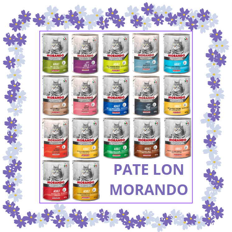 Pate Cho Mèo MORANDO Lon 400g