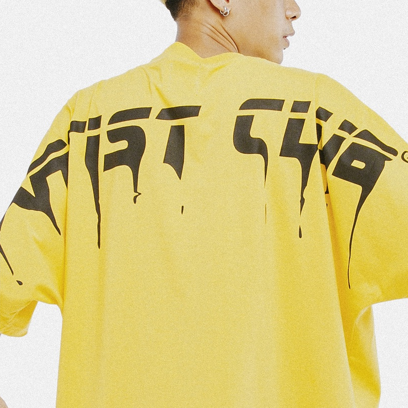 Áo Thun T-shirt Unisex Oversized Tay Ngắn Oversize Local Brand Artist Club OVERSIZED màu Vàng