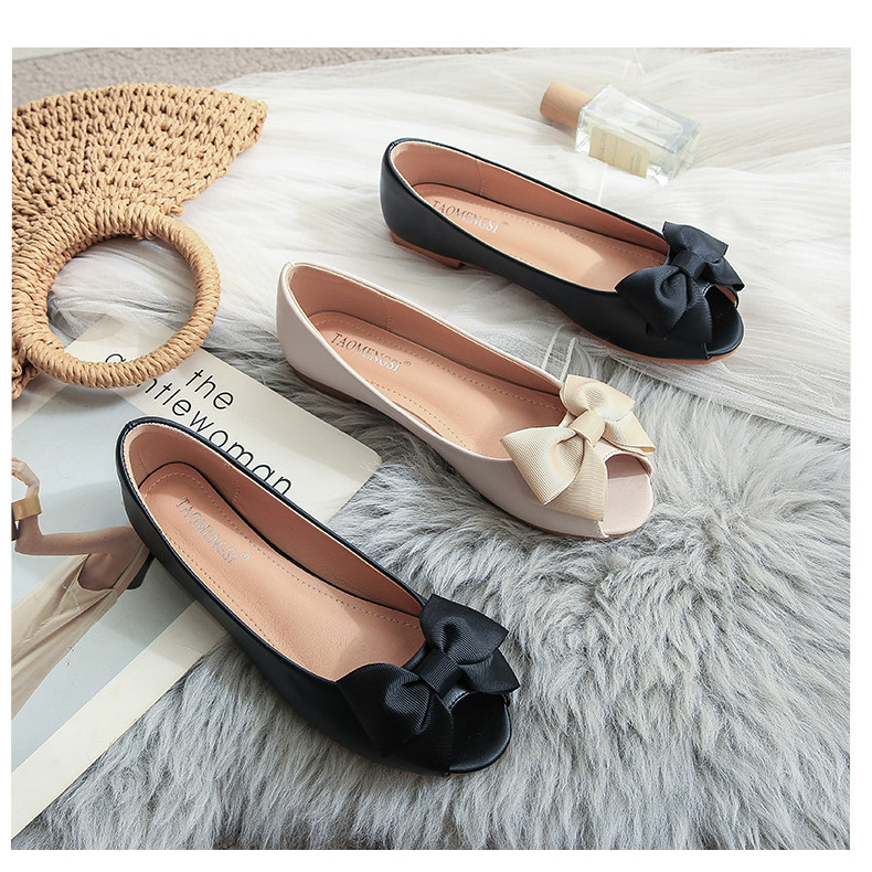 Giày Búp Bê Hở Mũi Nữ Big Size_ HÀNG CÓ SẴN (size 40➡️43)