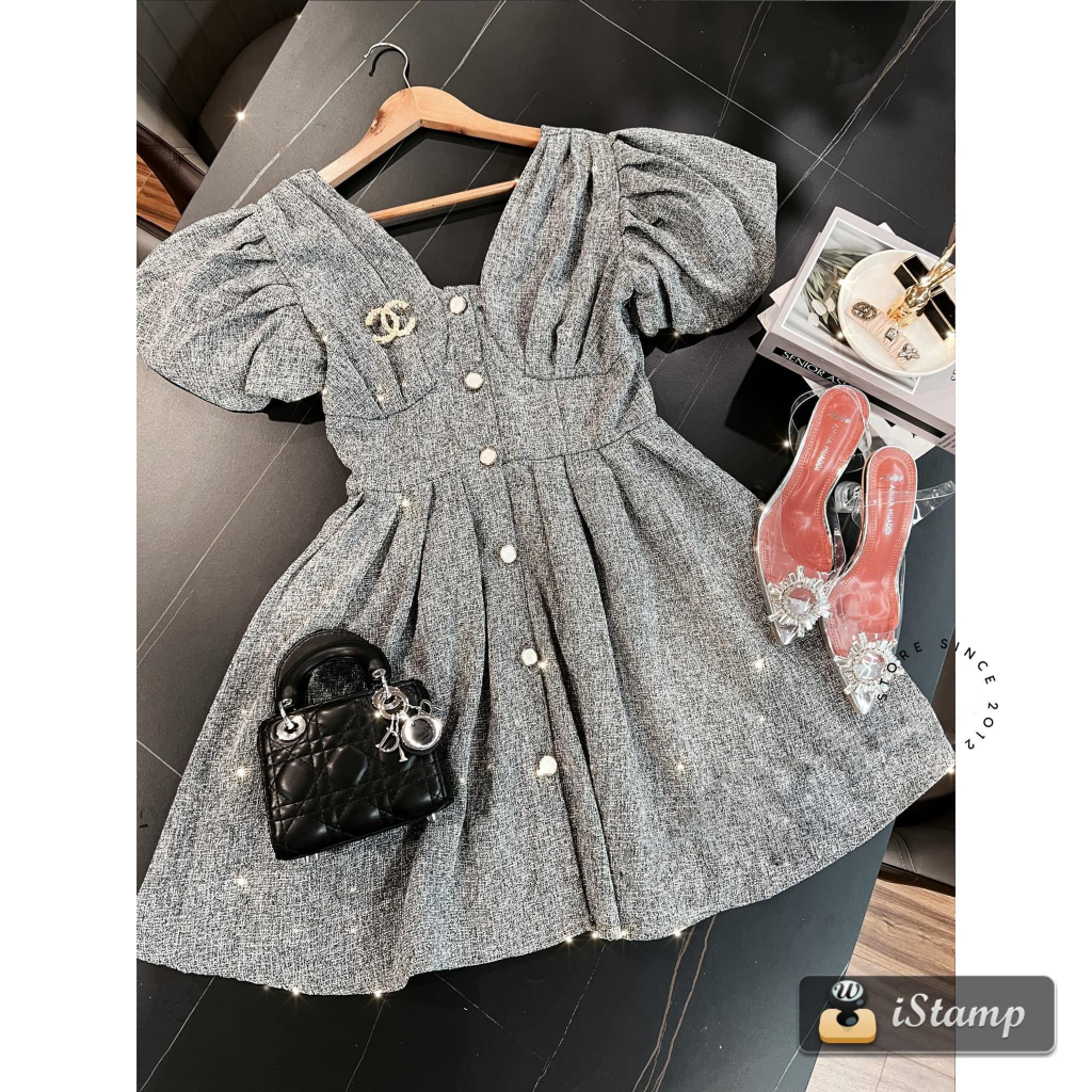 Váy Dạ Nữ màu muối tiêu