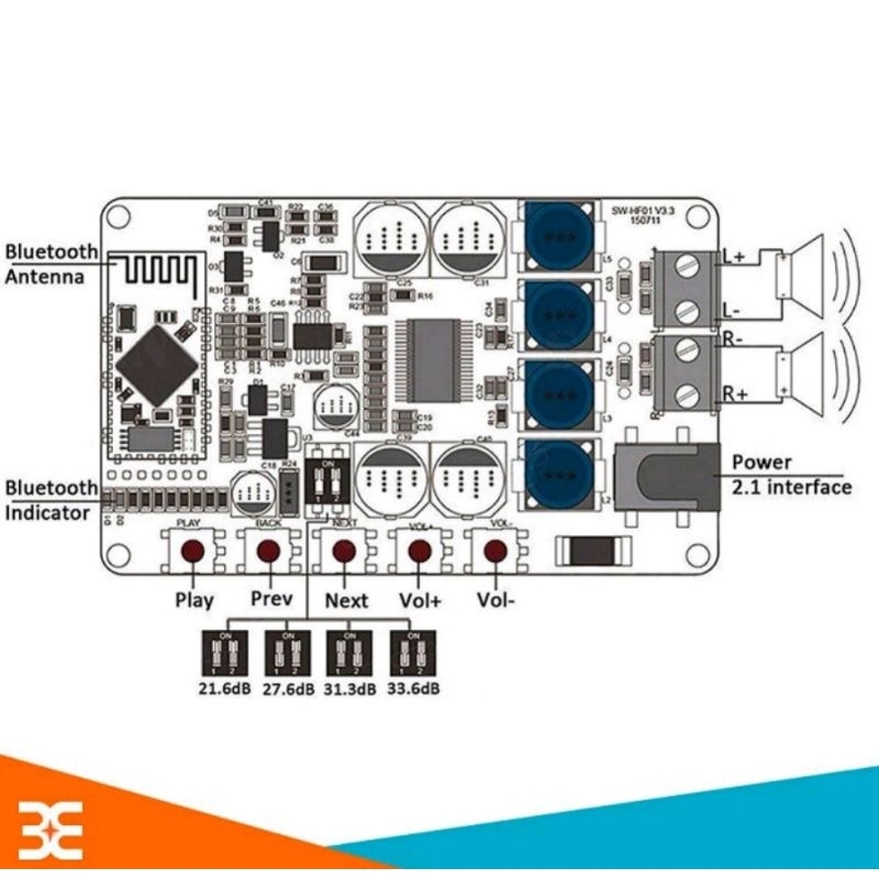 Mạch khuyết đại âm thanh bluetooth