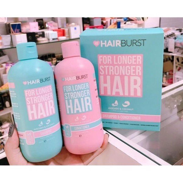 Set gội xả HAIRBURST kích thích tóc mọc dài hơn chắc khỏe hơn 350ml/chai